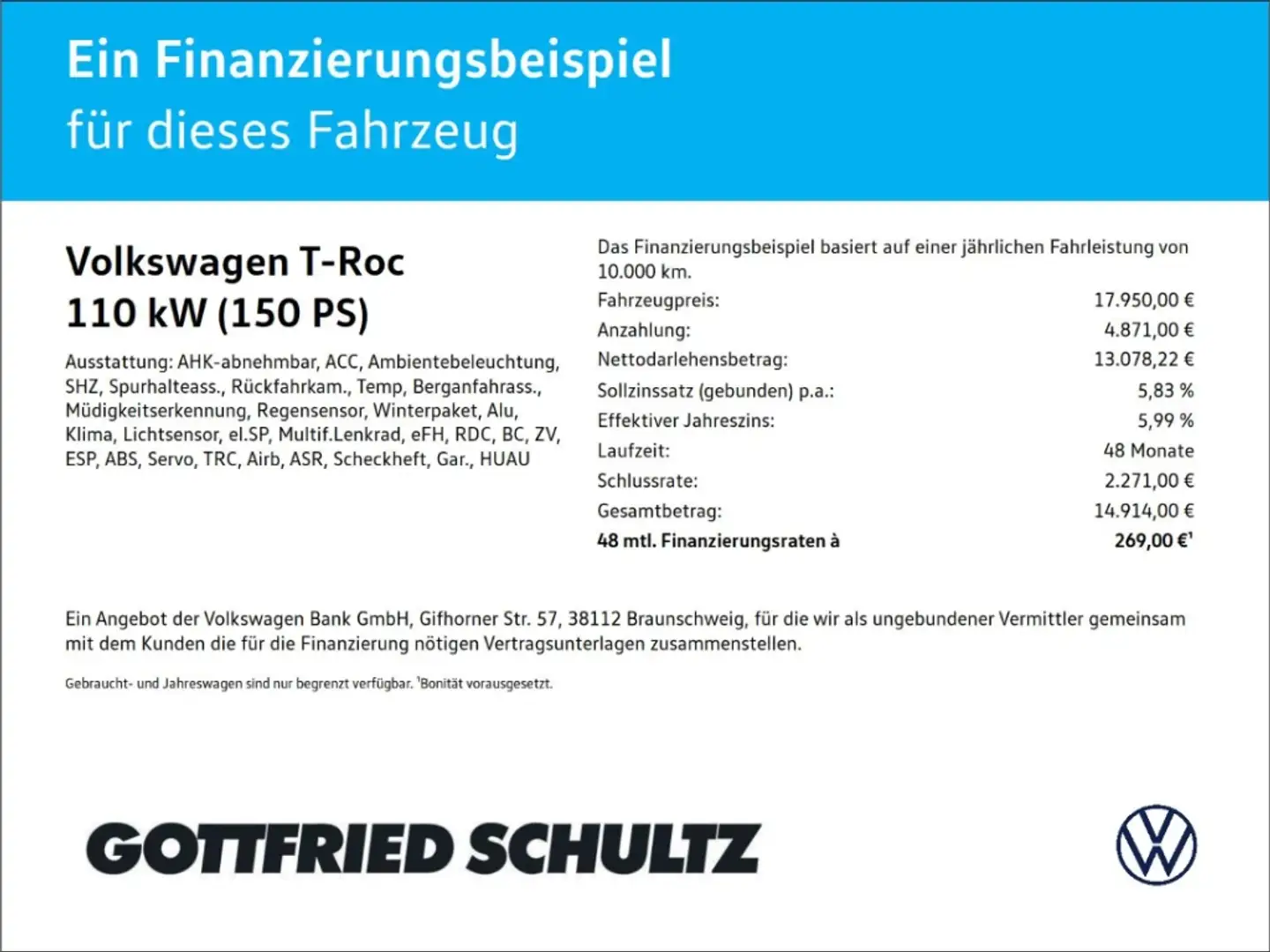 Volkswagen T-Roc 1.5 TSI Style DSG AHK KAMERA SHZ LM Weiß - 2