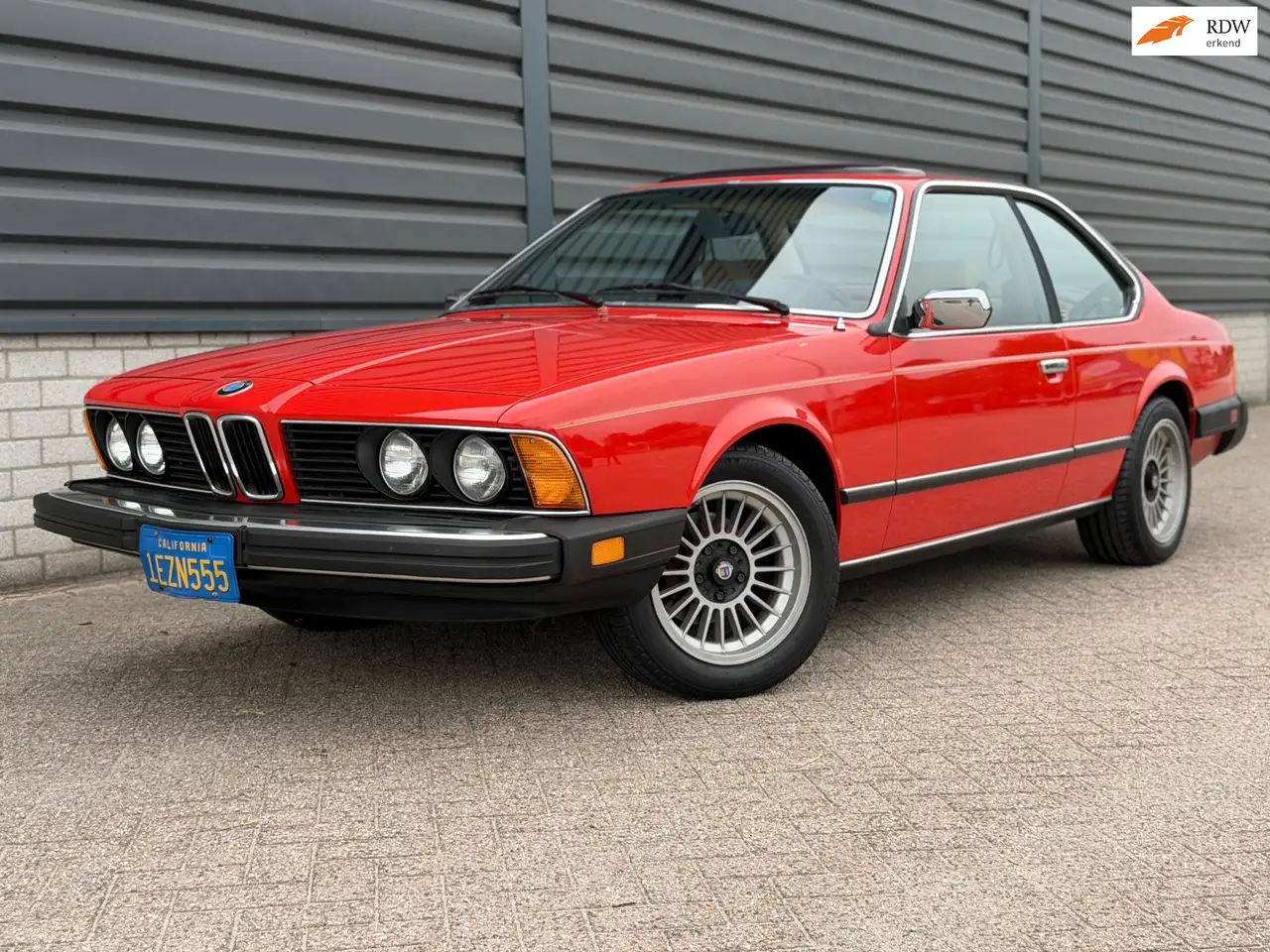 BMW 633 6-serie CSI E24 Handgeschakeld | Henna Red | Airco, foto 1