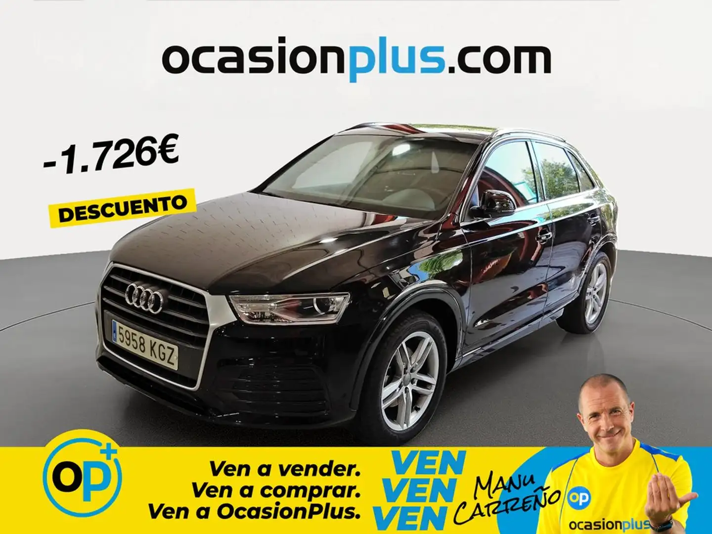 Audi Q3 1.4 TFSI CoD Sport edition S tronic Negro - 1