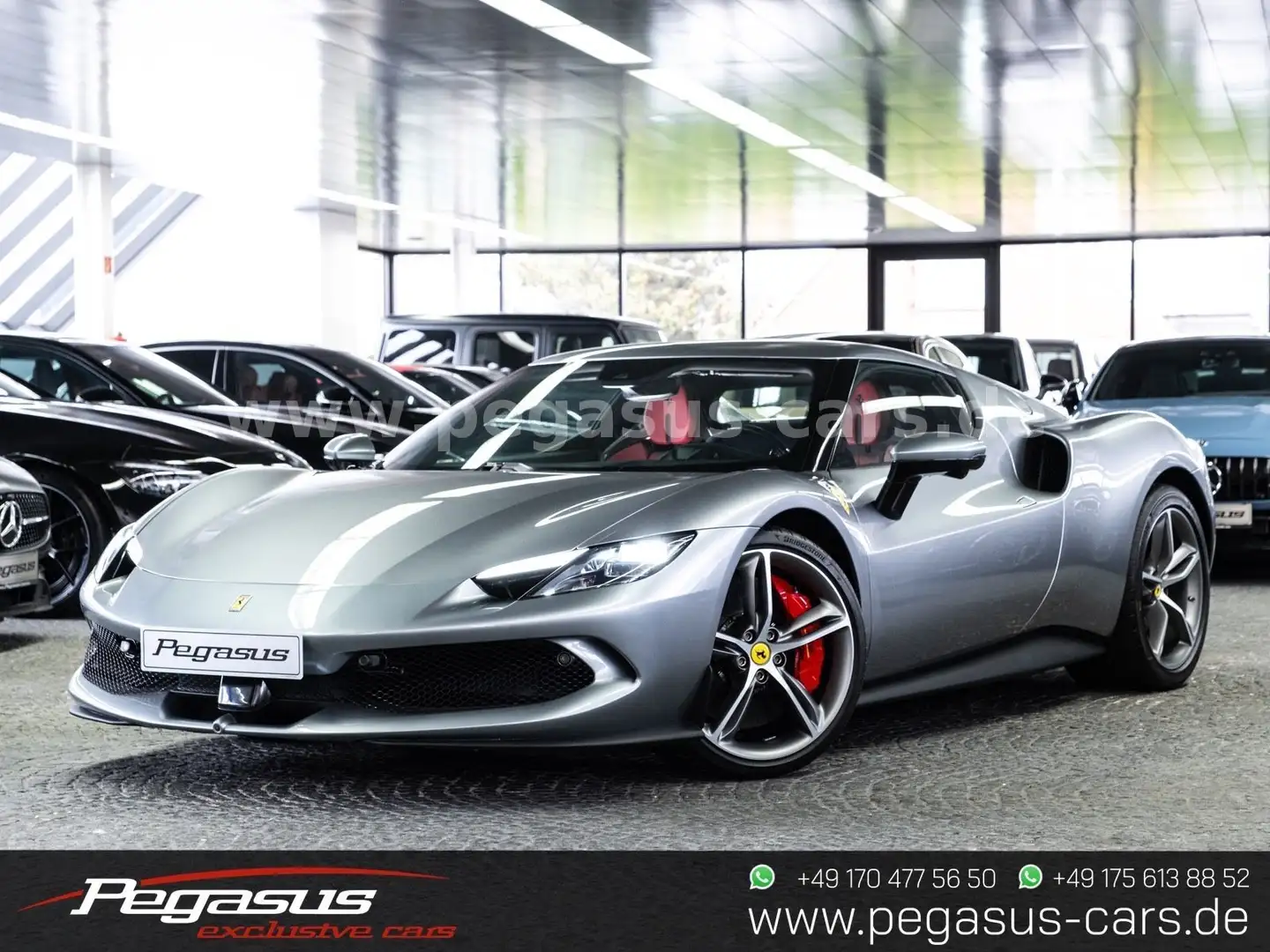 Ferrari 296 GTB *ADAS*LIFT*360*CARBON*RACING SEATS*APPLE Zilver - 1