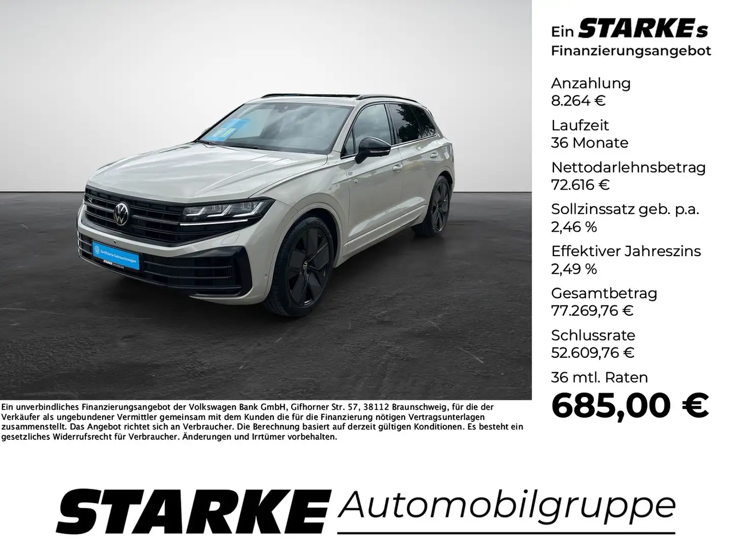 Volkswagen Touareg R 3.0 TSI eHybrid 4M Beige - 1