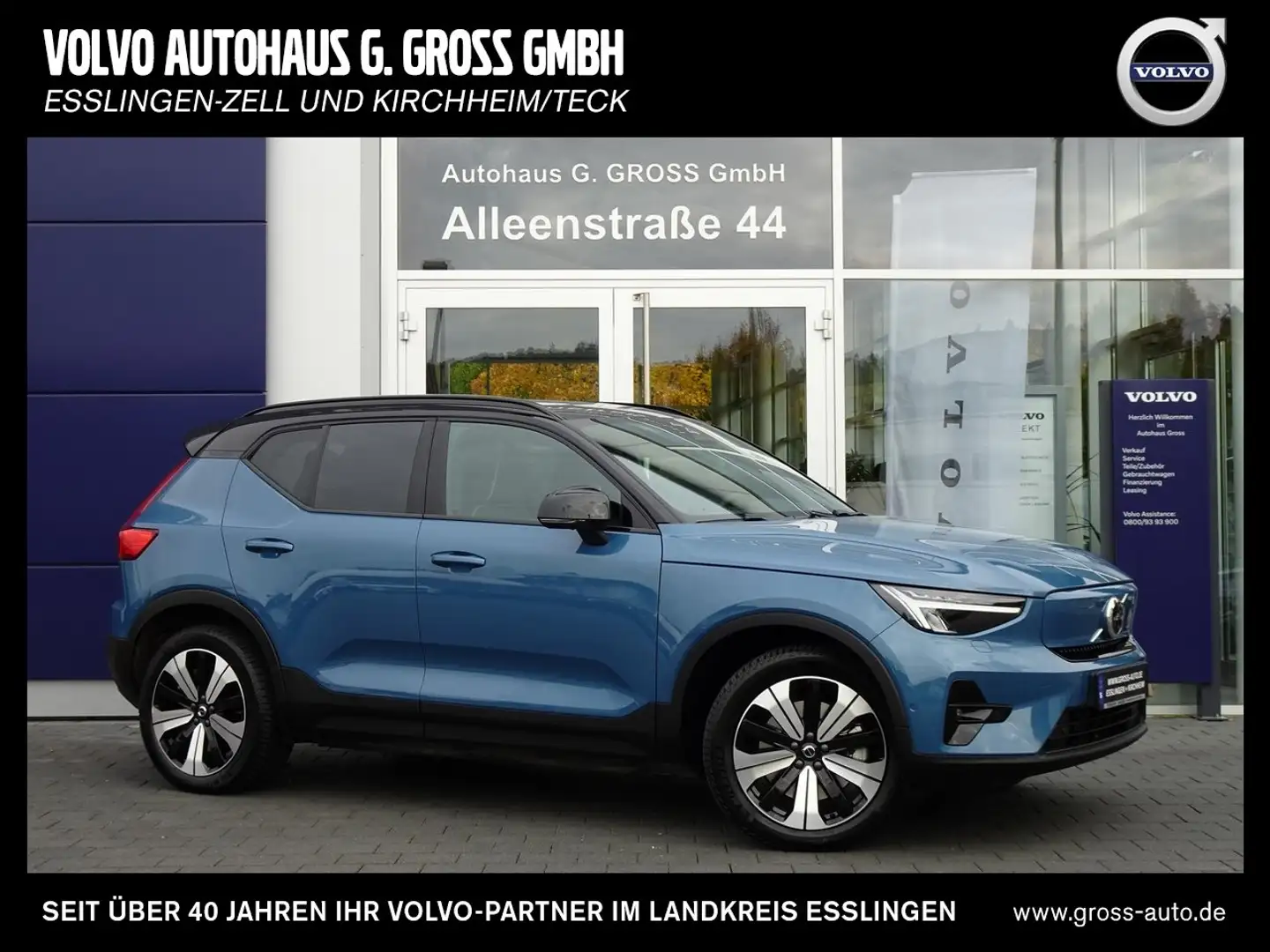 Volvo XC40 AWD Twin Motor Pure Electric Ultimate Azul - 1