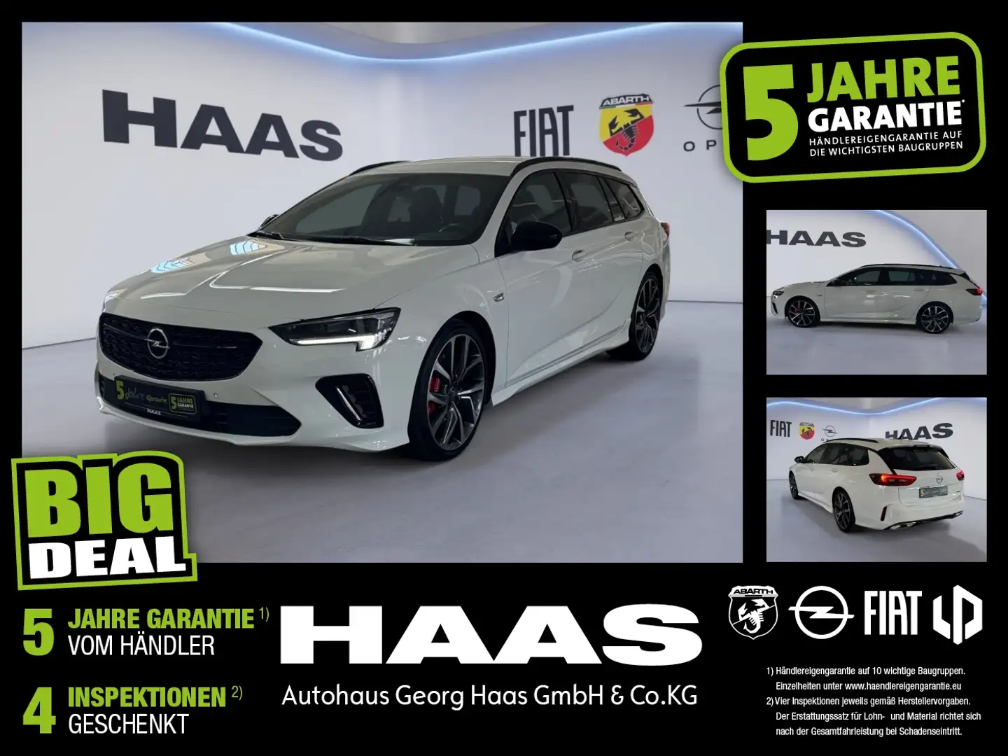 Opel Insignia B Sports Tourer 2.0 SHT  GSi Klimaauto. Weiß - 1