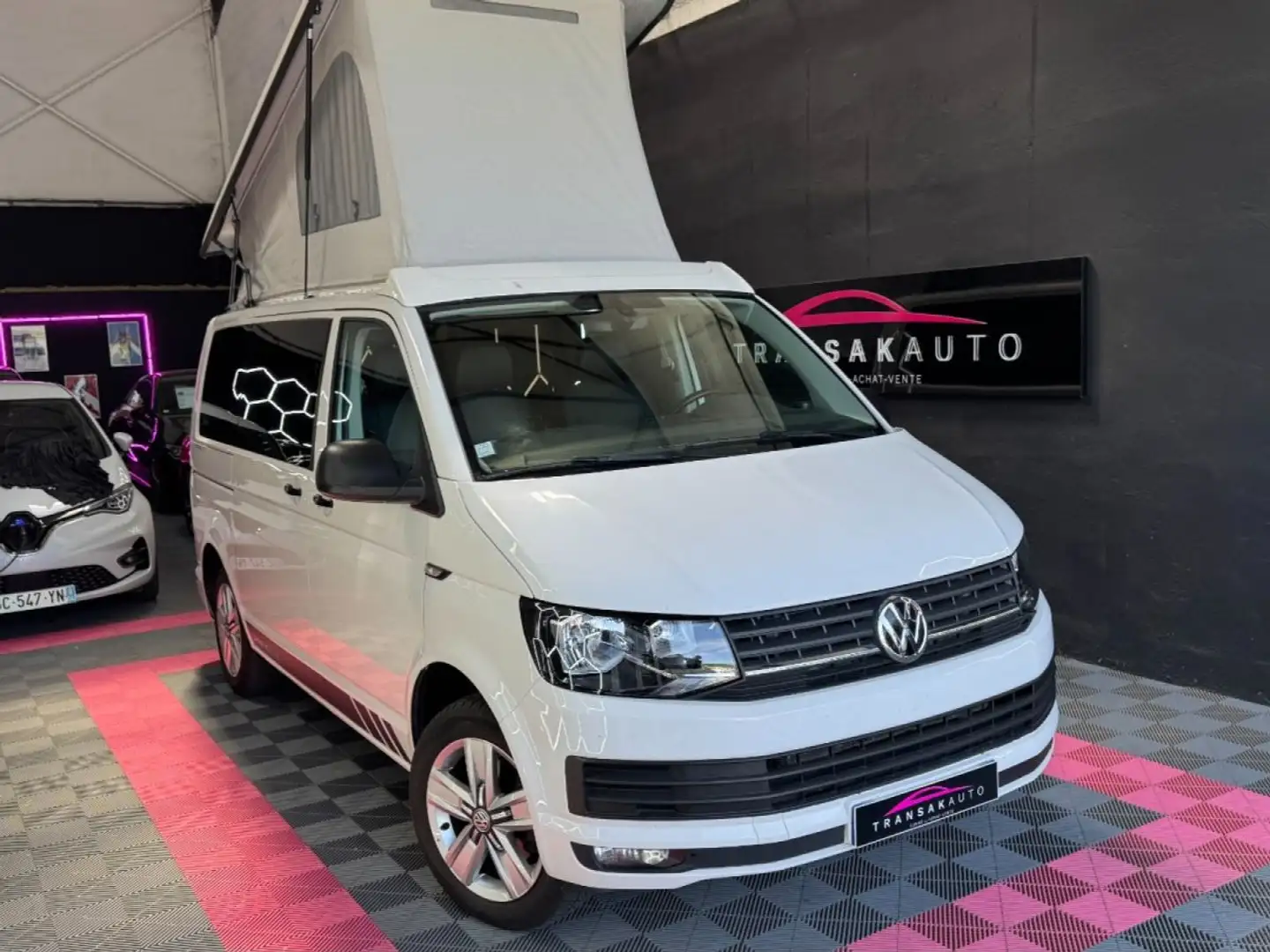 Volkswagen Transporter PROCAB L2 CARAVELLE CONFORT 150 ch 2.0 TDi Tente d Blanc - 1