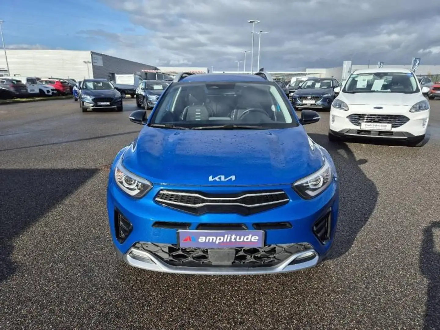 Kia Stonic 1.0 T-GDi 100ch GT Line Blauw - 2