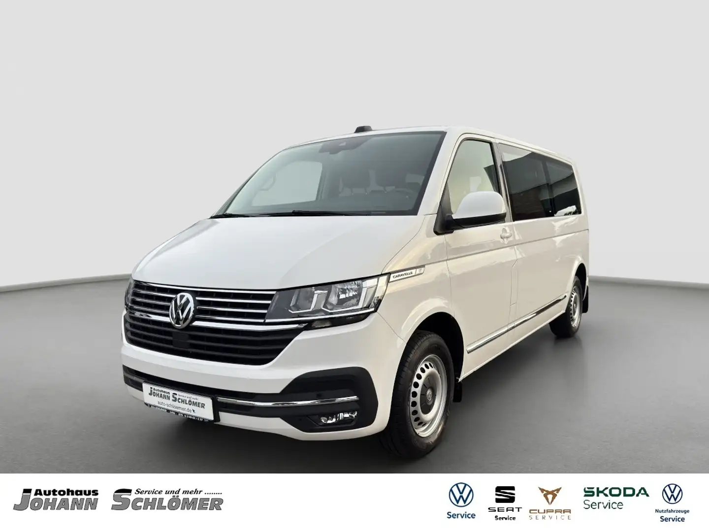 Volkswagen T6.1 Caravelle Comfortline langer Radstand LR 2.0 TDI DSG NAVI AH Weiß - 1