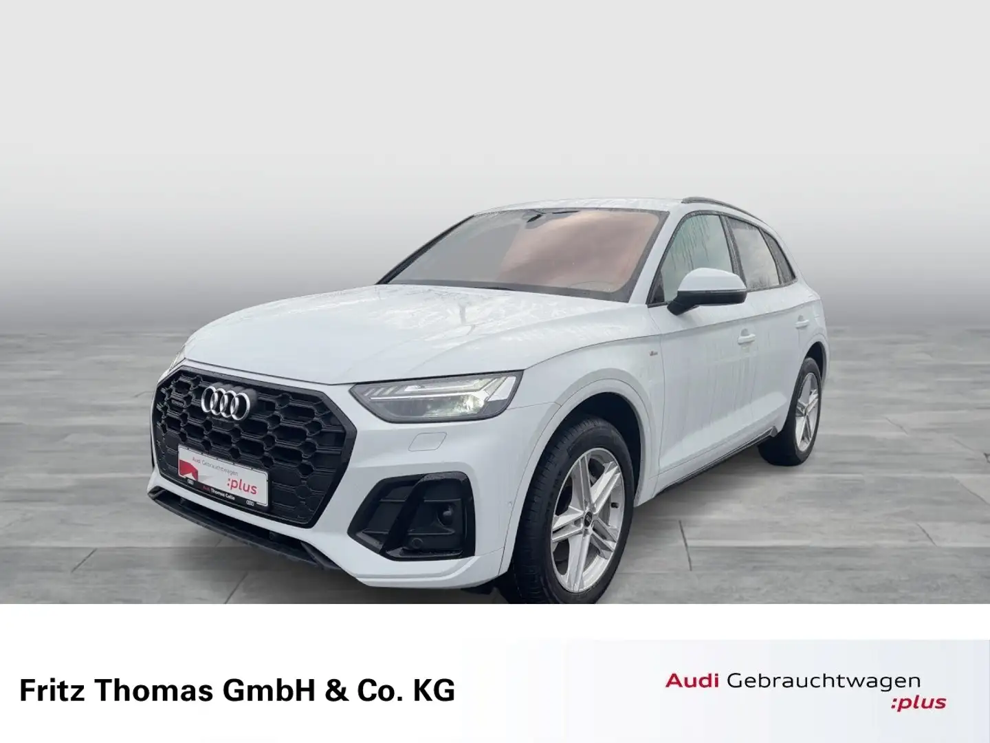 Audi Q5 50 TFSI e quattro S line MLED Inter. S line AHK Weiß - 1