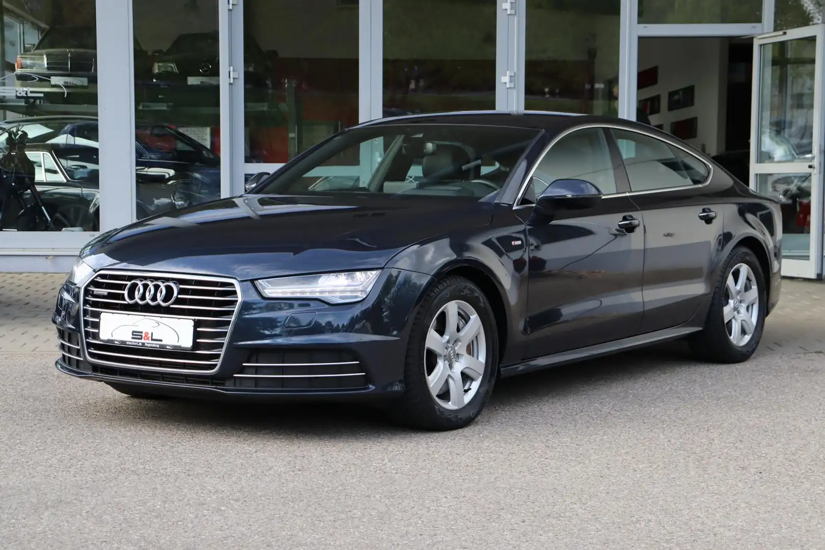 Audi A7 Sportback 3.0 TDI qu. SlineSport+/Luft/Matrix Bleu - 1