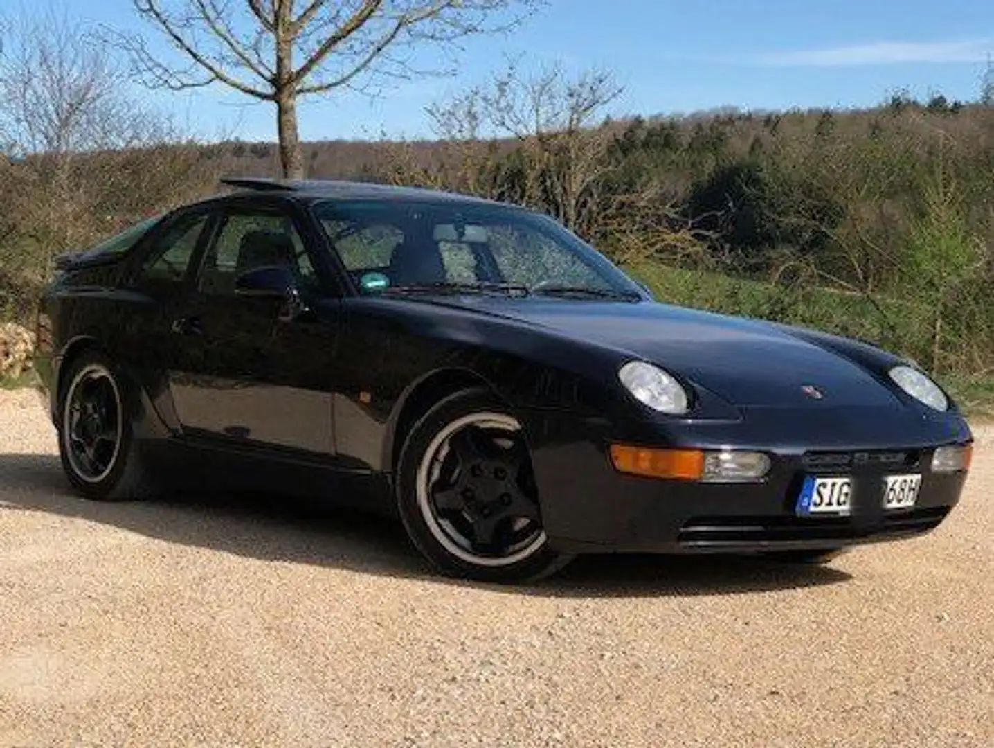 Porsche 968 "Targa", SH-gepflegt, Leder, H-Zulassung Синій - 1