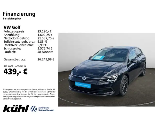 Volkswagen Golf VIII 1.5 eTSI DSG Style Navi,Pano,Matrix,LM