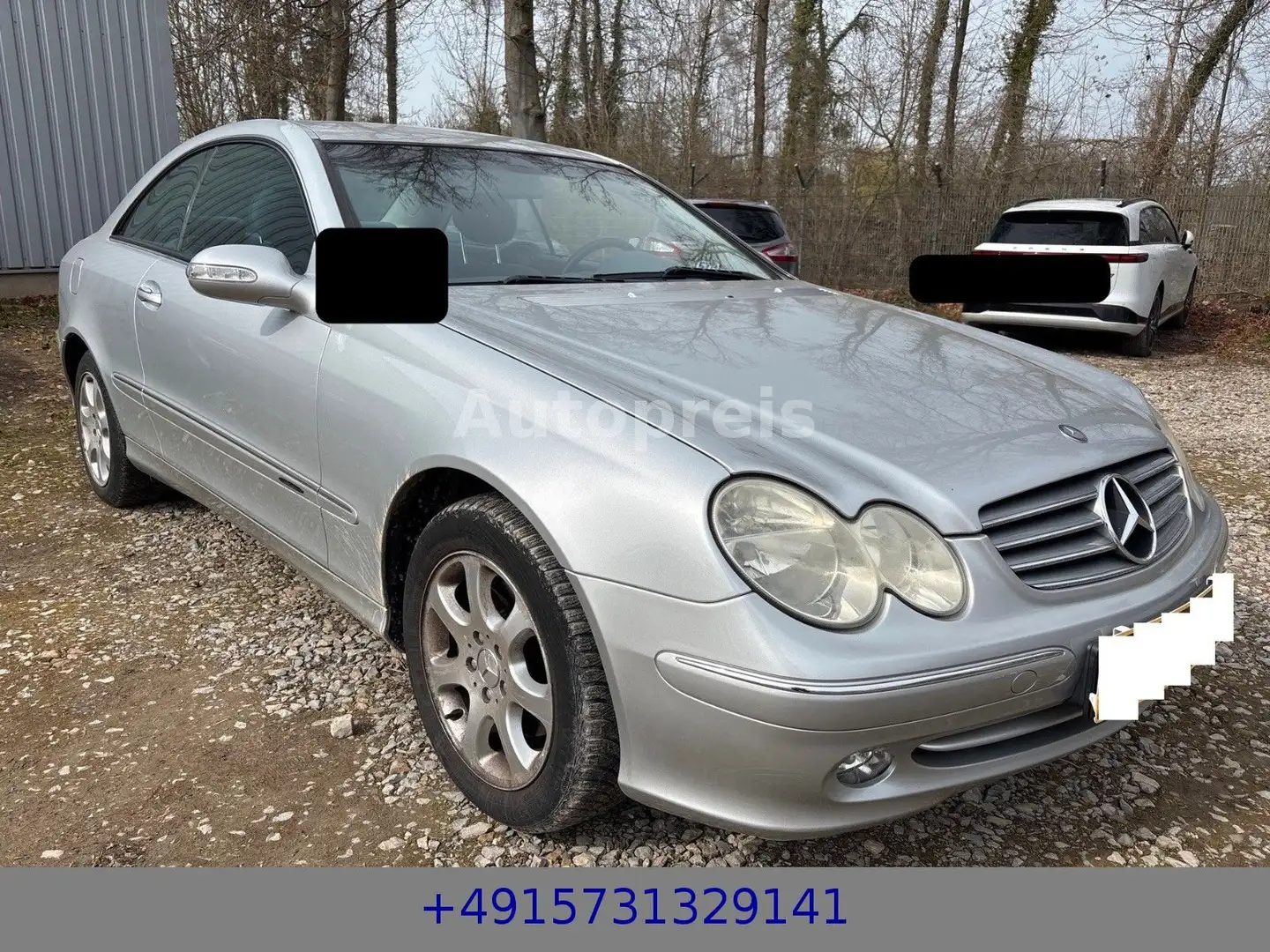 Mercedes-Benz CLK 240 ELEGANCE Klima 6-Gang Tempomat Plateado - 1