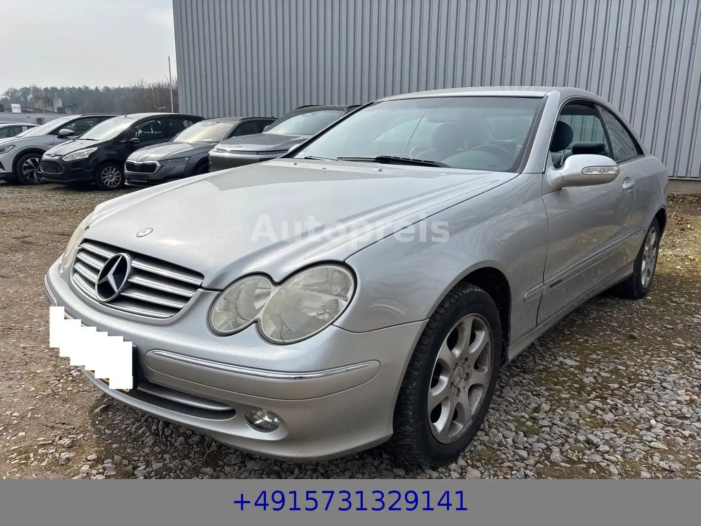 Mercedes-Benz CLK 240 ELEGANCE Klima 6-Gang Tempomat Plateado - 2