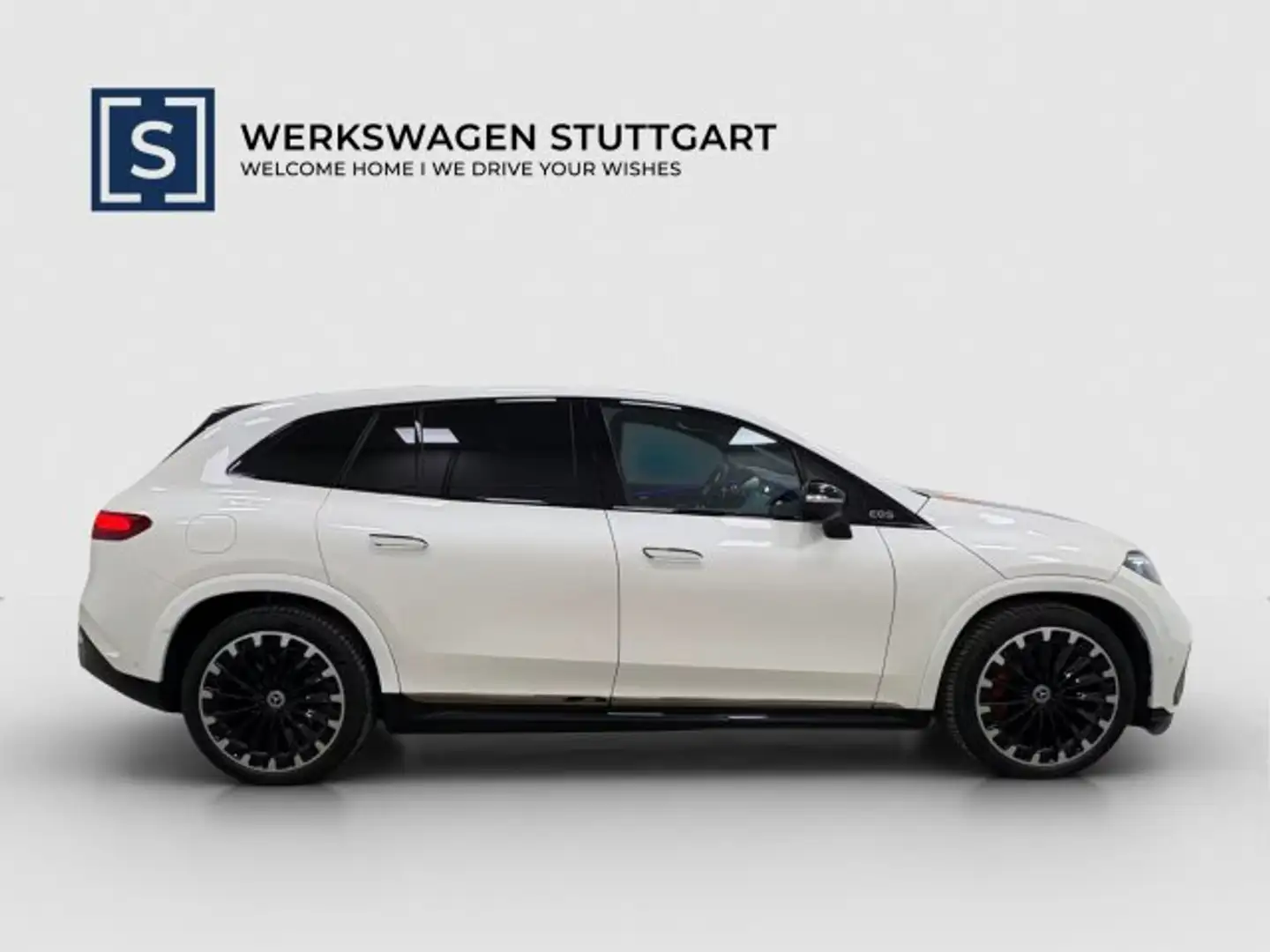 Mercedes-Benz EQS SUV EQS 580 AMG Line 4Matic Night Paket I AHK I Dist AMG-Line Interieur/Navi/Pano.-Dach/Distronic/KEYLESS-Go-Paket/Klima Weiß - 2