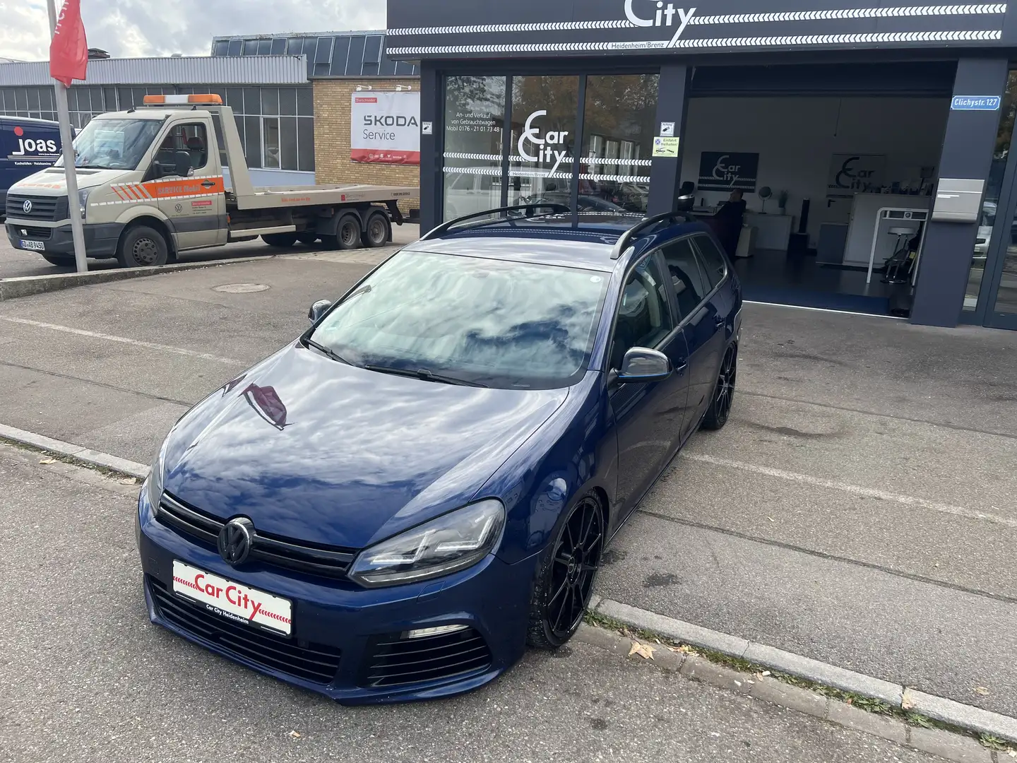 Volkswagen Golf Variant 19Zoll*Alcanta*Leder*Leist-Steig auf 160Ps*FahrW* Blau - 1