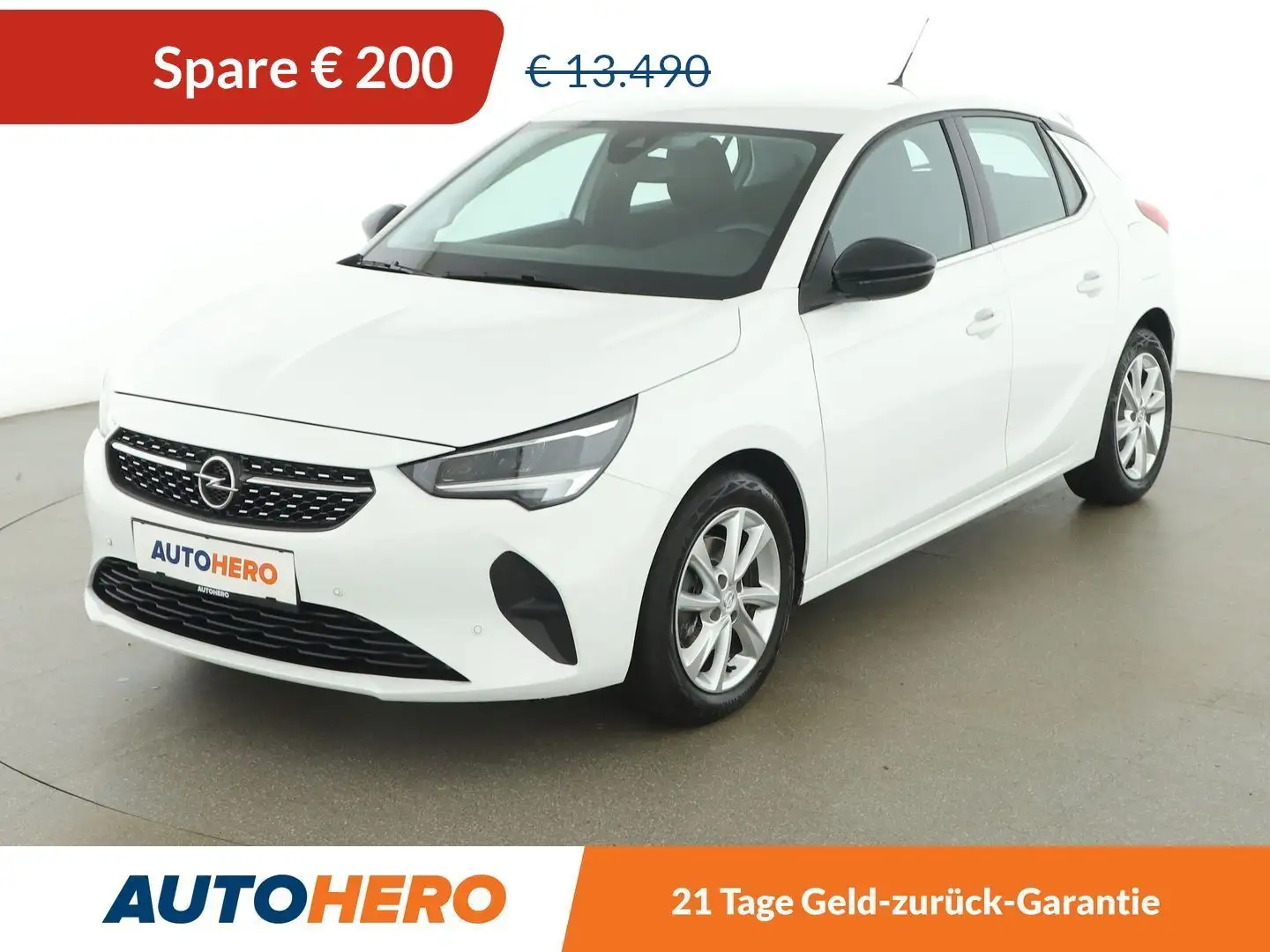 Opel Corsa 1.2 Turbo Elegance Weiß - 1