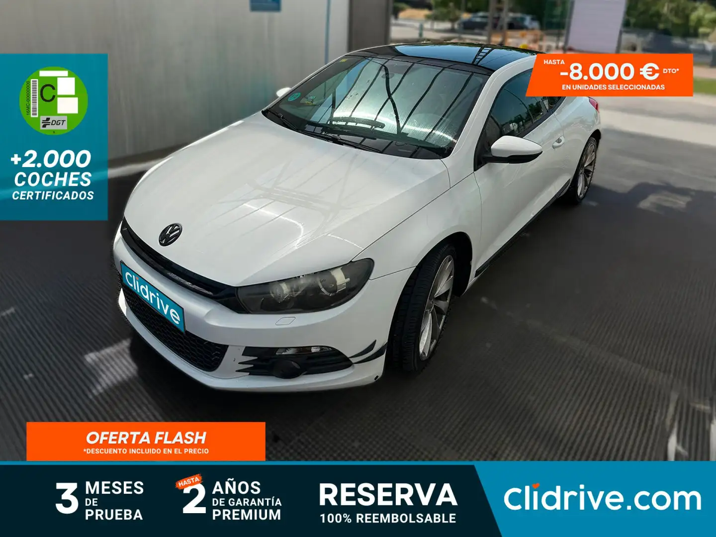 Volkswagen Scirocco 2.0 TSI 210 Blanco - 1