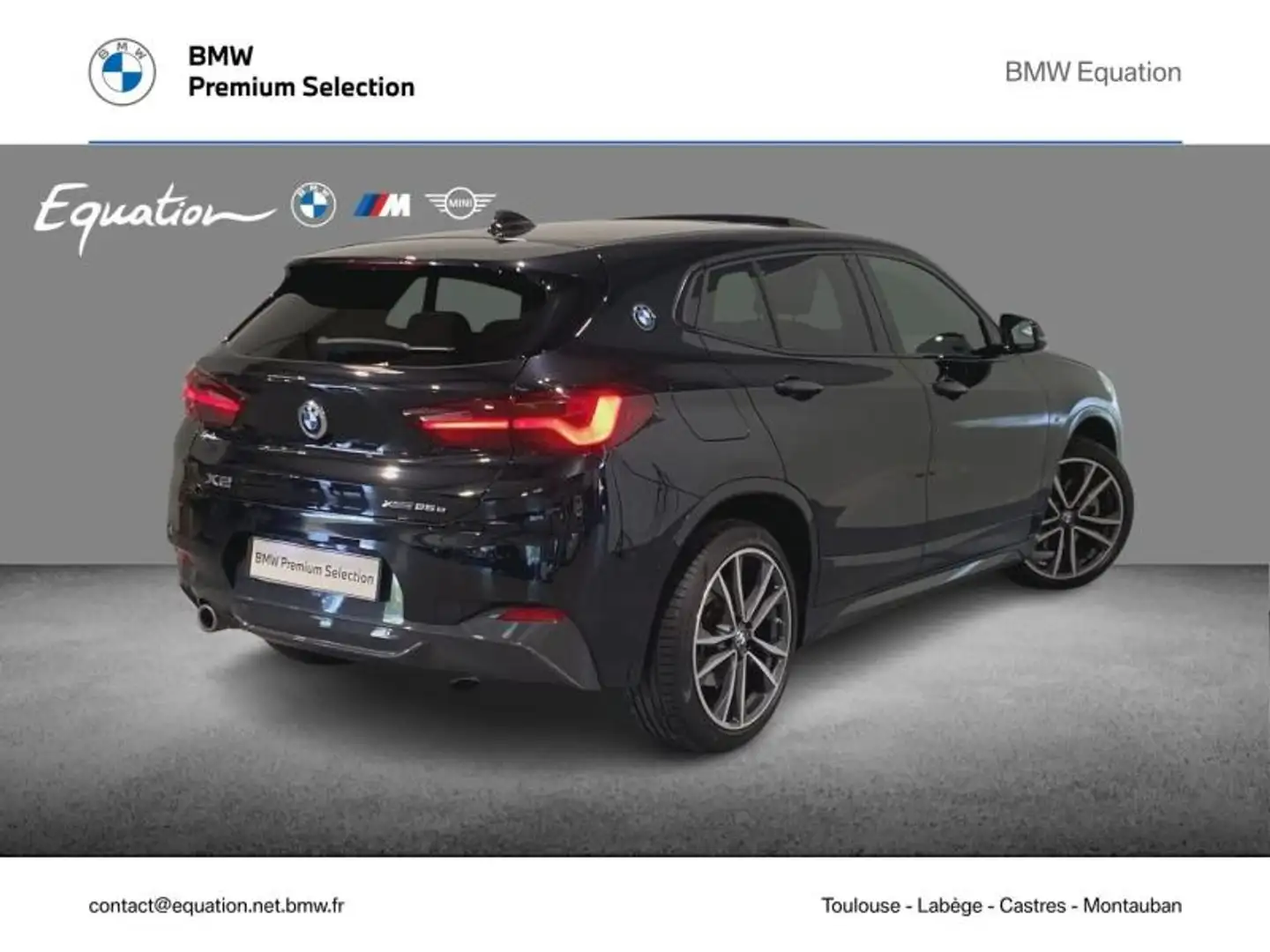 BMW X2 xDrive25eA 220ch M Sport Euro6d-T Noir - 2