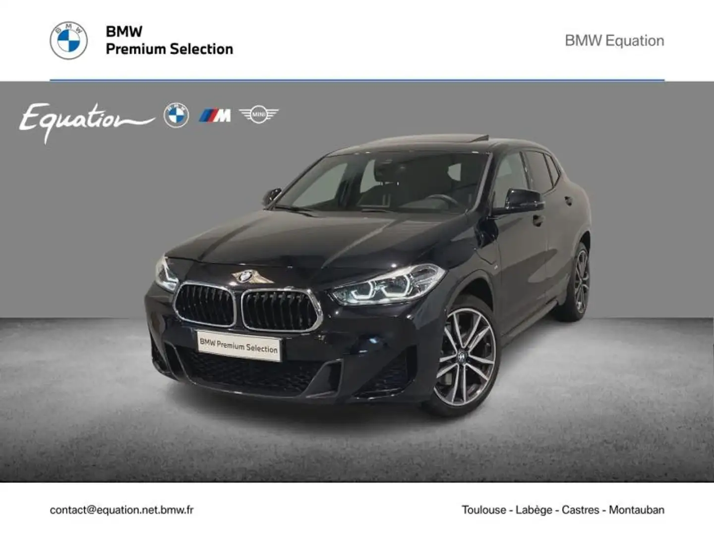 BMW X2 xDrive25eA 220ch M Sport Euro6d-T Noir - 1
