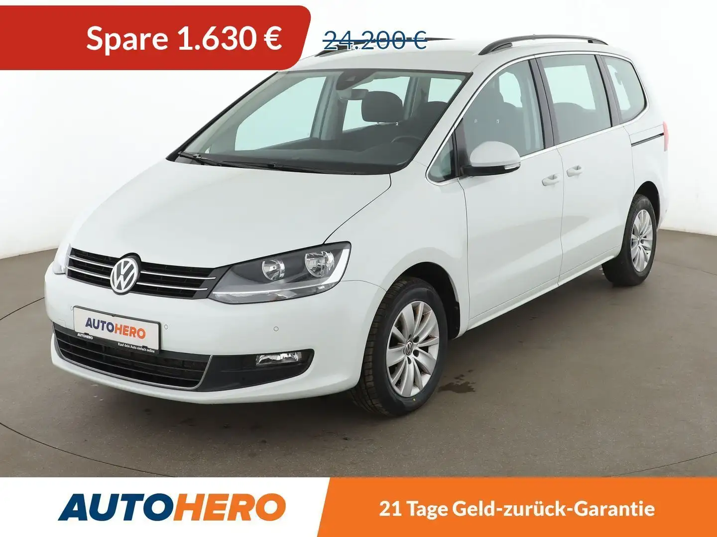 Volkswagen Sharan 1.4 TSI Comfortline BM*NAVI*PDC*LANE*ALU* Blanc - 1