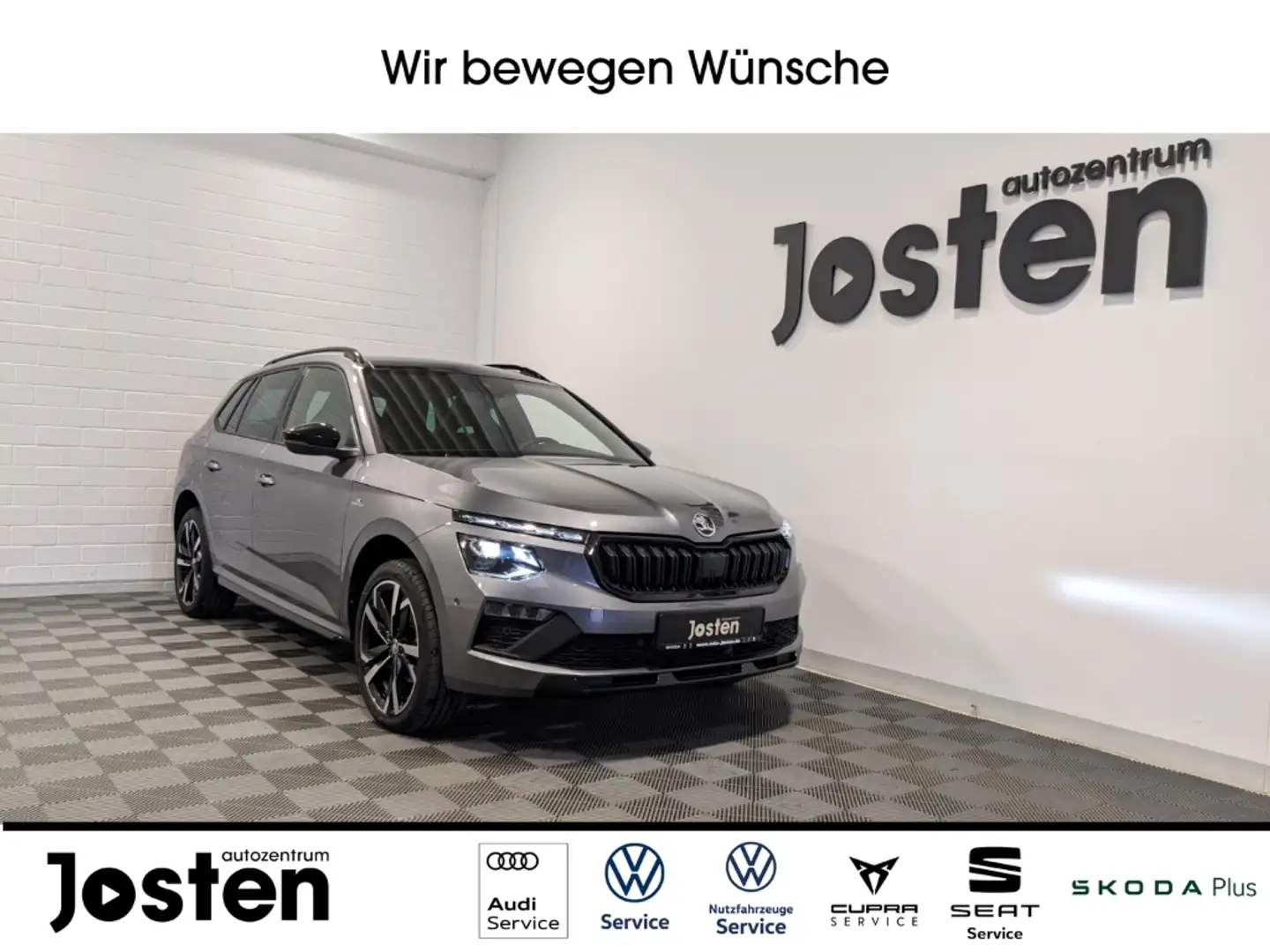 Skoda Kamiq Monte Carlo 1.5 TSI MTRX AHK Pano ACC Grau - 1