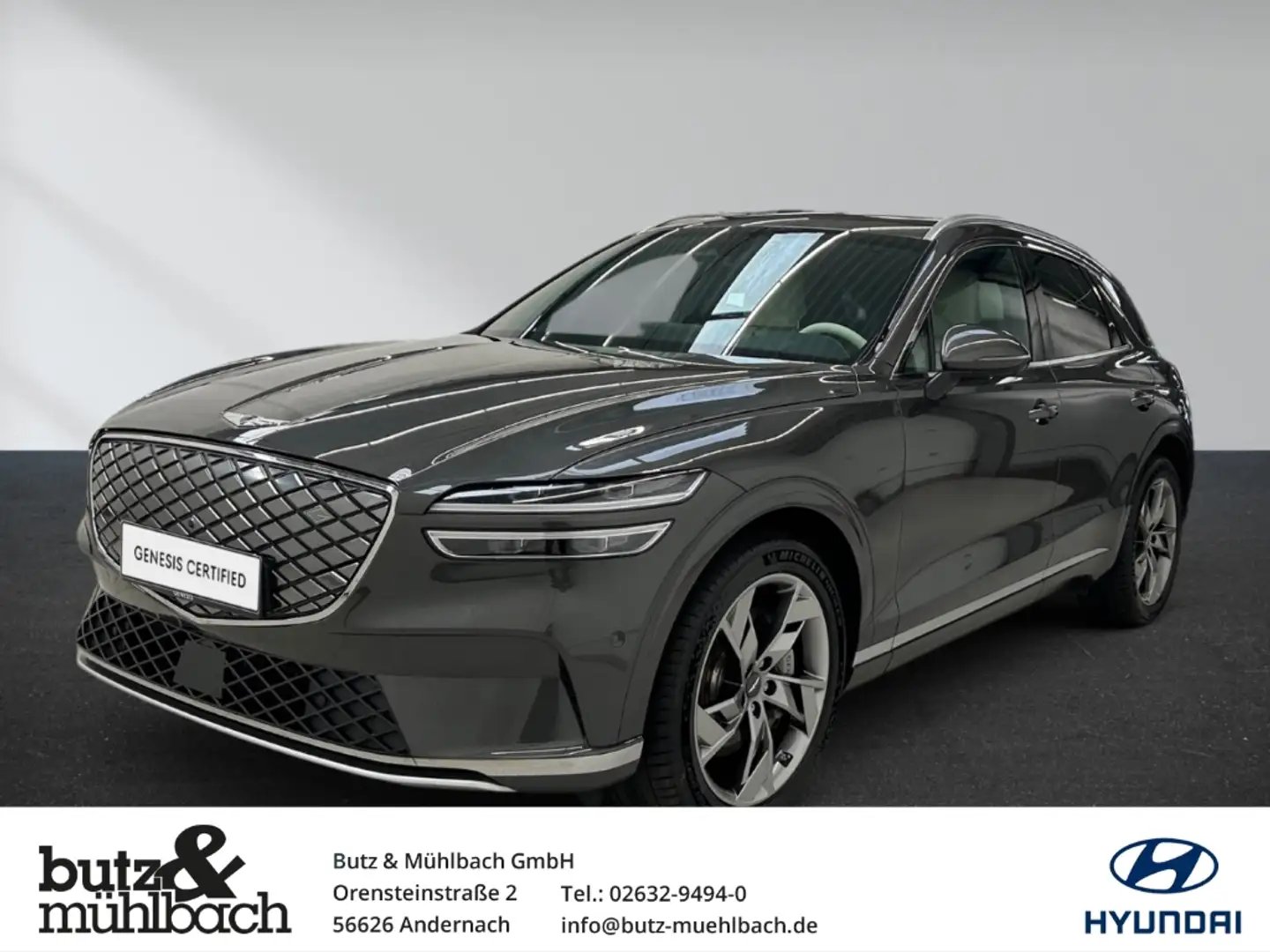 Genesis GV70 Sport Electrified 4WD AD El. Panodach Leder Memory Grau - 1