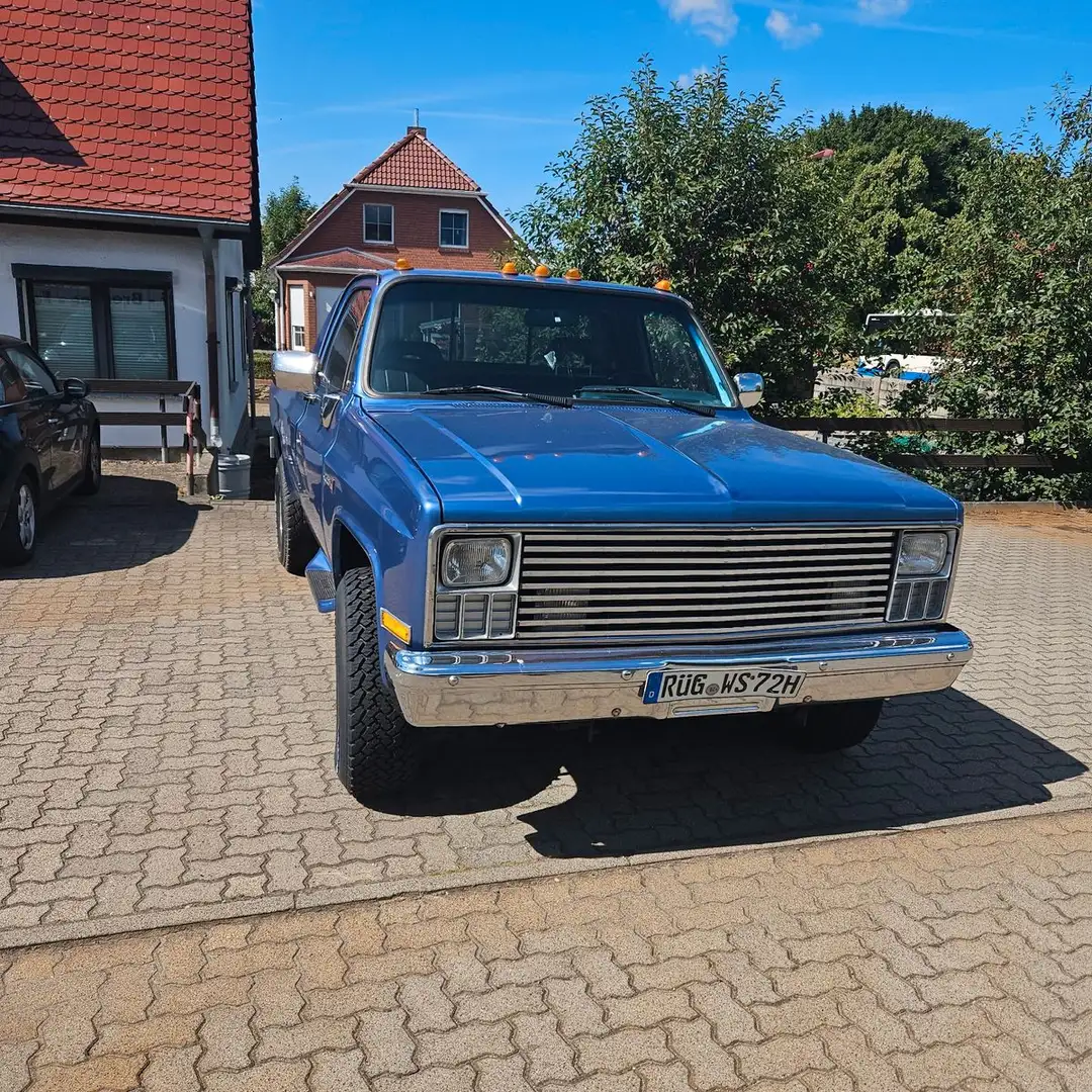 GMC C 2500 Sierra ,Chevy C 20 Top Pickup Azul - 2