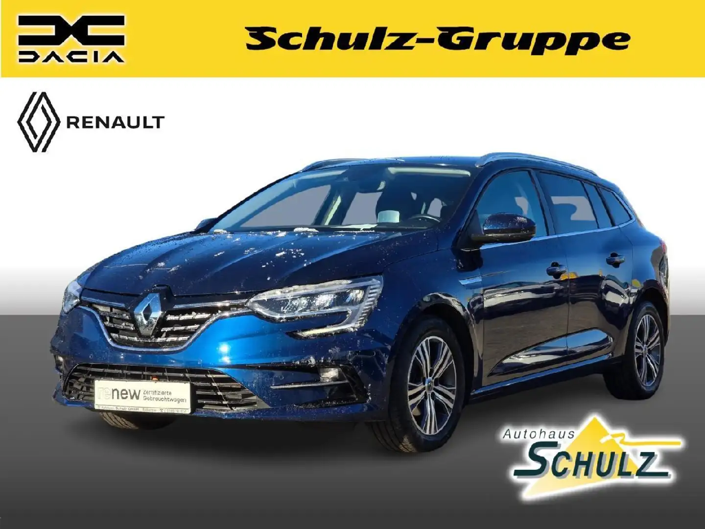 Renault Megane Grandtour INTENS Tce 140 EDC GPF Blauw - 1