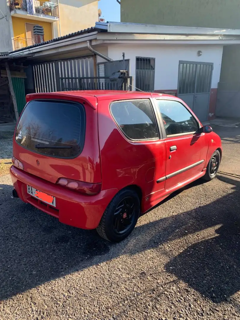 Fiat Seicento 1.1 Sporting Abarth Rood - 2