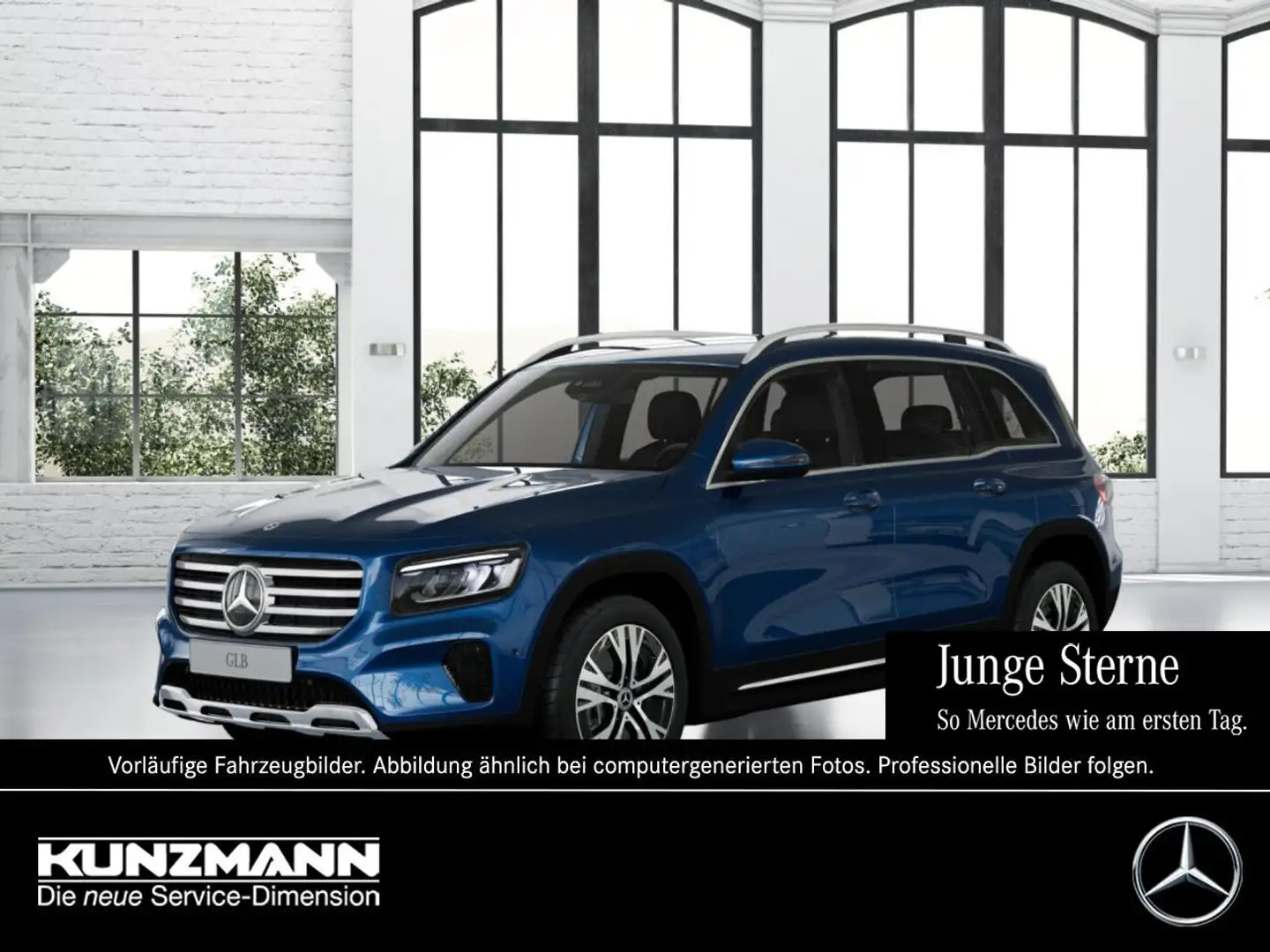 Mercedes-Benz GLB 200 d Progressive MBUX Navi-Prem AHK Kamera Blau - 1