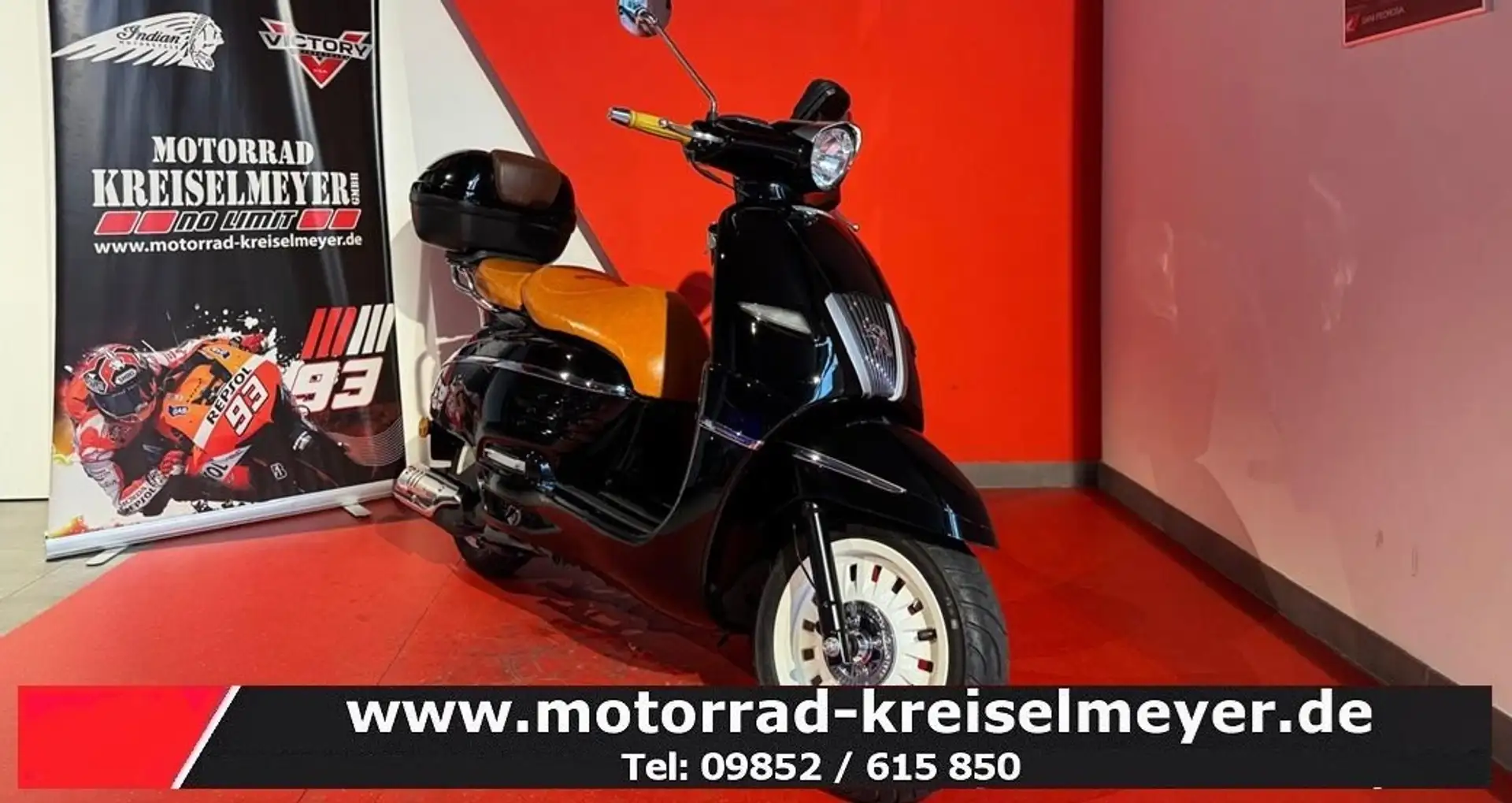 Peugeot Django 125 Top gepflegter Zustand aus 1.Hand mit Zubehör! Schwarz - 1