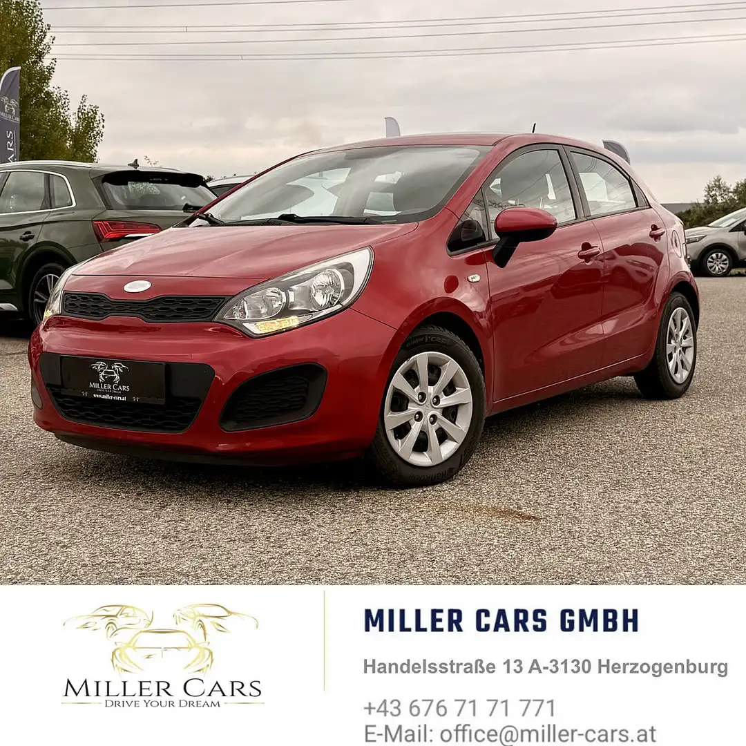 Kia Rio 1,2 CVVT Cool*Erstbesitz*Garantie* Rot - 2