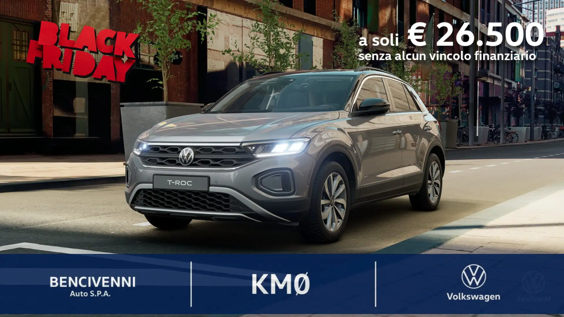 Volkswagen T-Roc 1.5 TSI ACT LIFE DSG 150CV MY 25 Grijs - 1