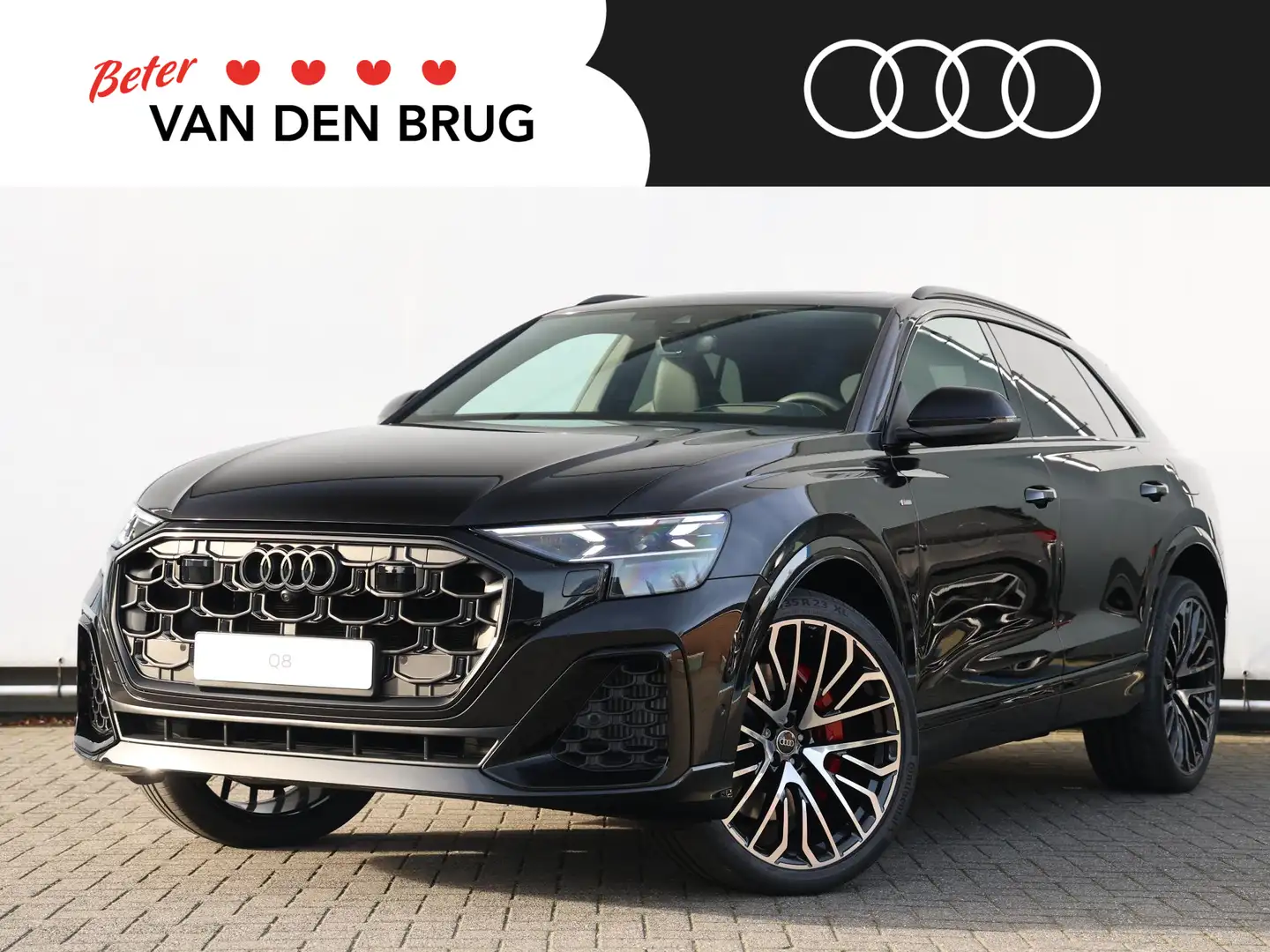 Audi Q8 Pro Line S Competition 60 TFSI e 360 kW / 490 PK | Zwart - 1
