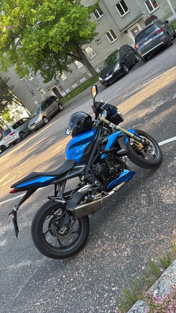 Triumph Street Triple 675 Bleu - 1