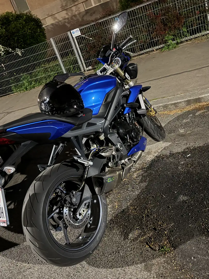 Triumph Street Triple 675 Bleu - 2