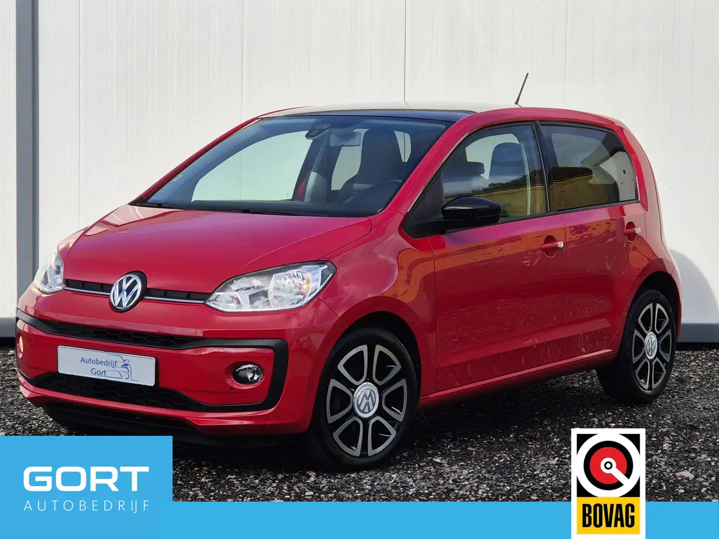 Volkswagen up! 1.0 Color UP! CruiseControl en AIRCO Rouge - 1