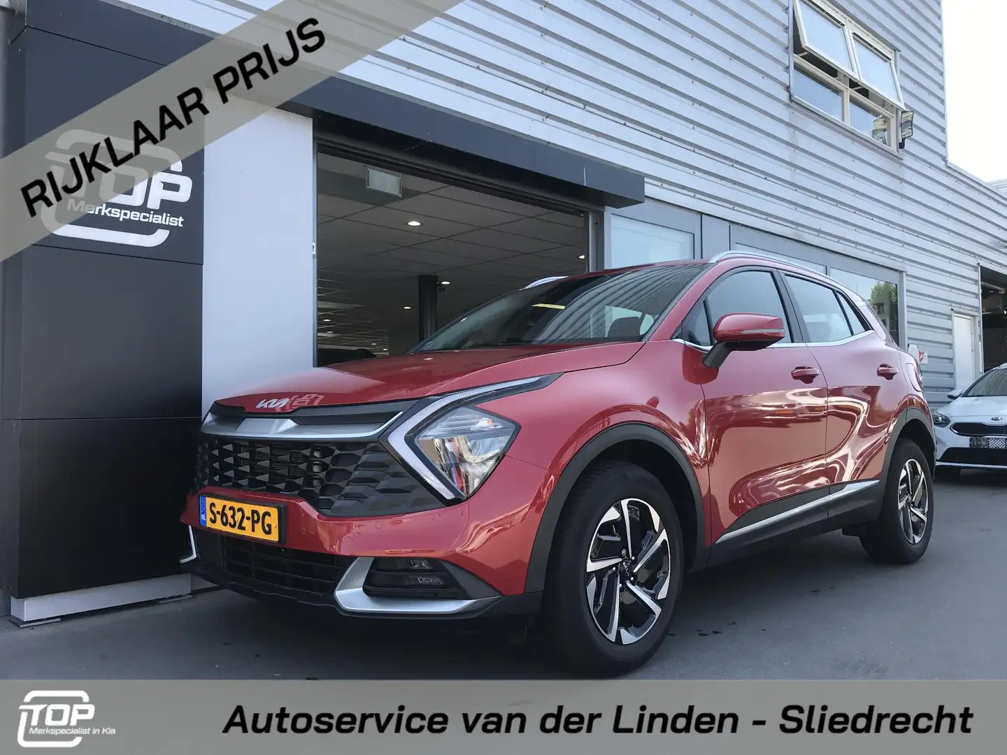 Kia Sportage 1.6 Hybrid DynamicLine Trekhaak 7 JAAR GARANTIE Rood - 1
