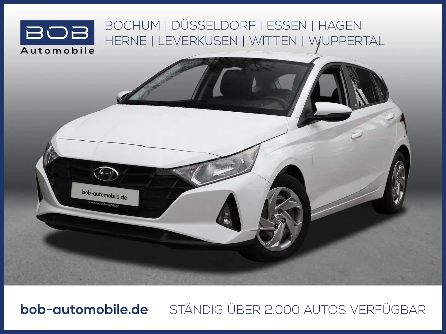 Hyundai i20 1.2 Select Funkt.Paket SHZ PDC Allwetter Alb - 1