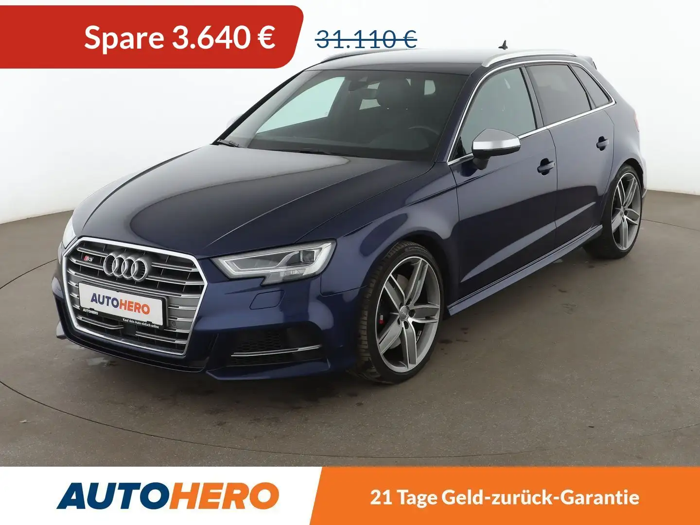 Audi S3 2.0 TFSI quattro Aut.*NAVI*LED*BANG & OLUFSEN* Blau - 1