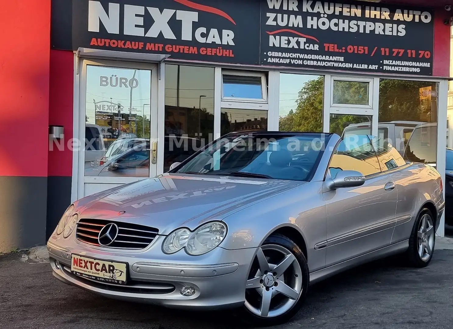 Mercedes-Benz CLK 200 Kompressor/Cabrio/Avantgarde/Auto./Lede Ezüst - 1