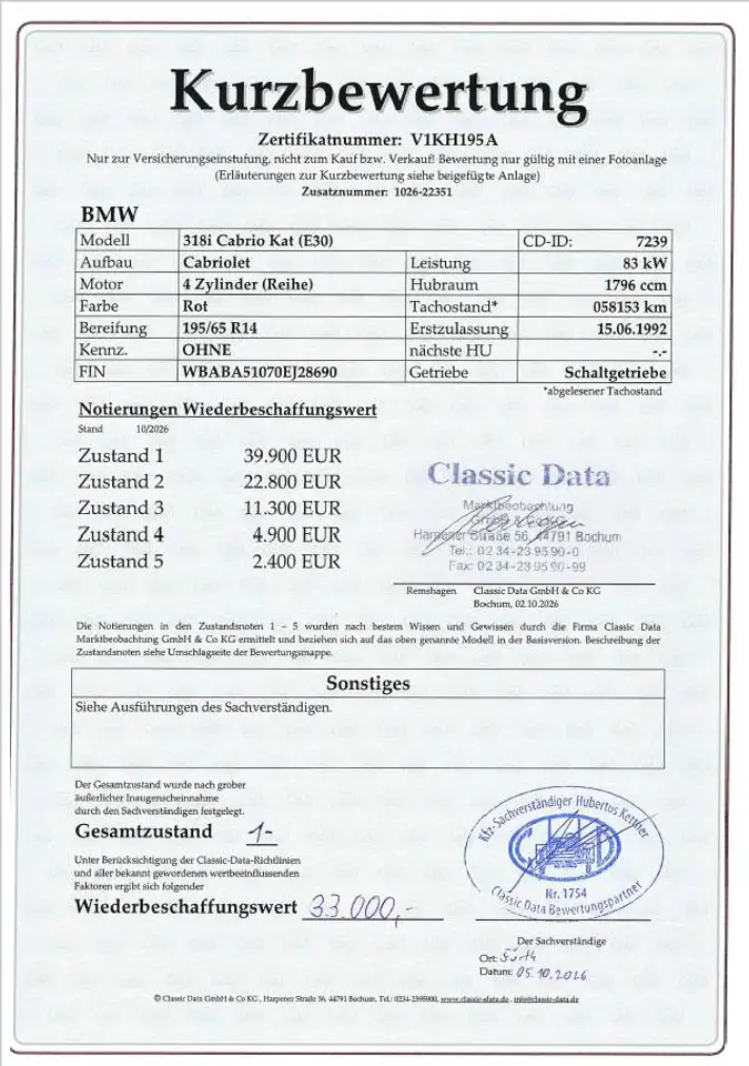 BMW 318i E30 *1.Hand*58.153km*Original-Zustand*, foto 2