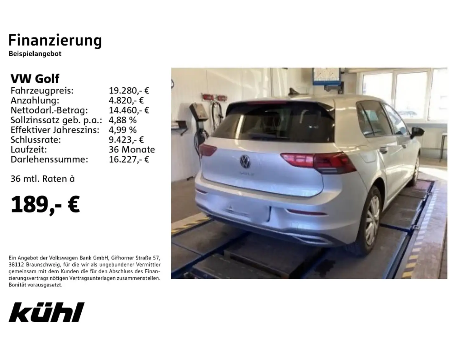 Volkswagen Golf 8 VIII 1.5 TSI Active LED ACC App Navi Silber - 2