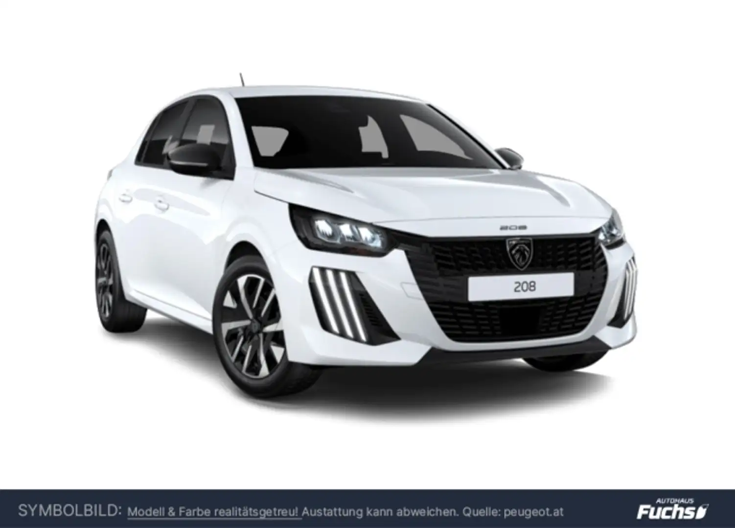 Peugeot 208 Allure PureTech 100 Manuell Weiß - 1