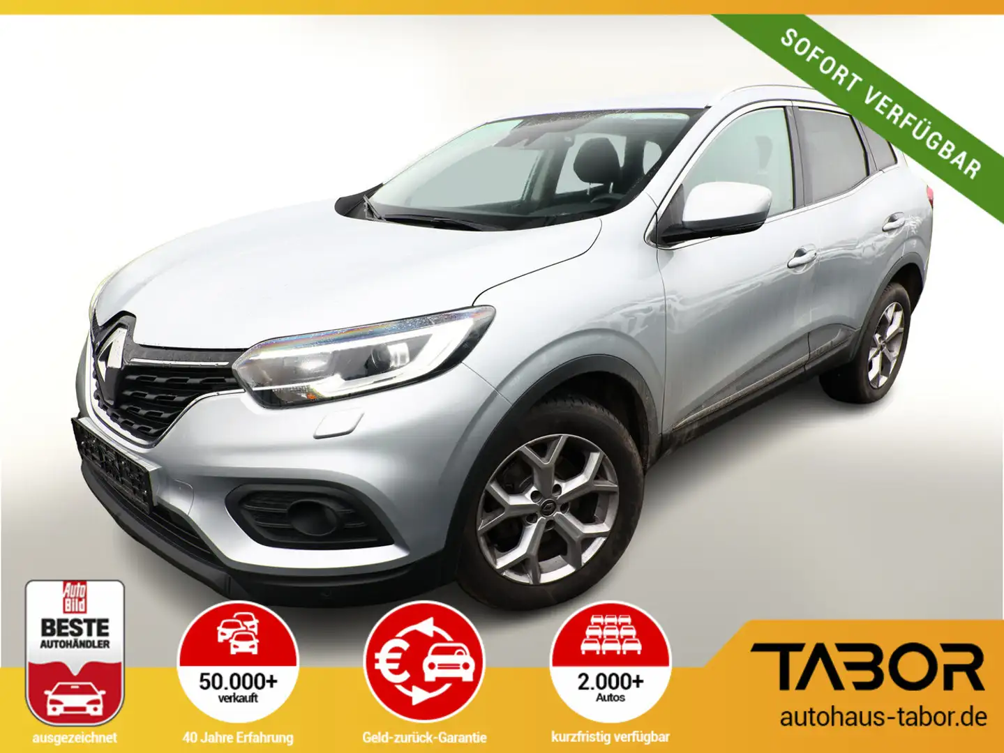 Renault Kadjar 1.3 TCe 140 EDC Business Edition Nav PDC Gris - 1