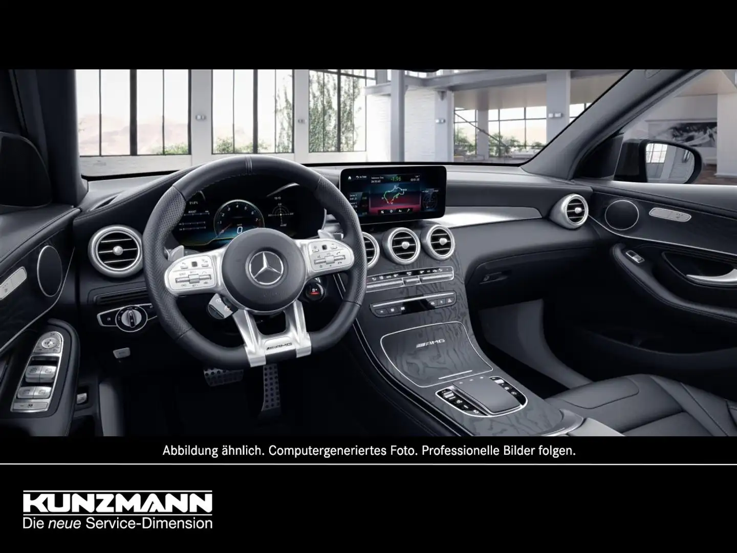 Mercedes-Benz GLC 63 AMG 4M+ Night Panorama Distronic AHK Gris - 2