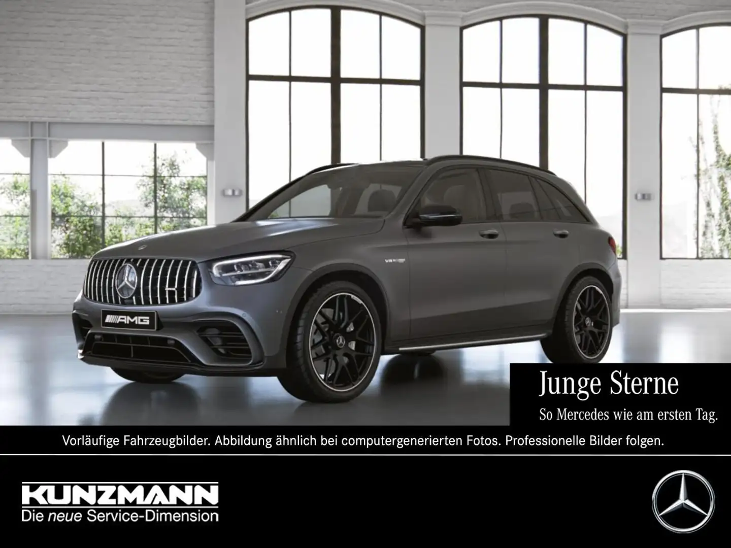 Mercedes-Benz GLC 63 AMG 4M+ Night Panorama Distronic AHK Gris - 1