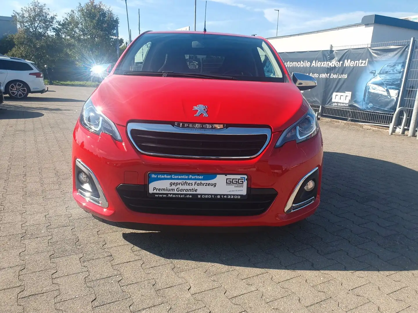 Peugeot 108 Style GARANTIE KLIMA KAMERA CARPLAY Rot - 2