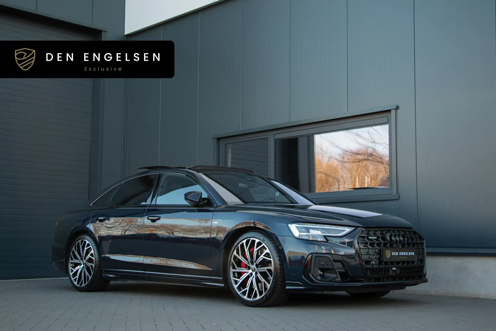 Audi A8 60 TFSI e 462PK Quattro S-line | ACC | 360 Camera Blauw - 1