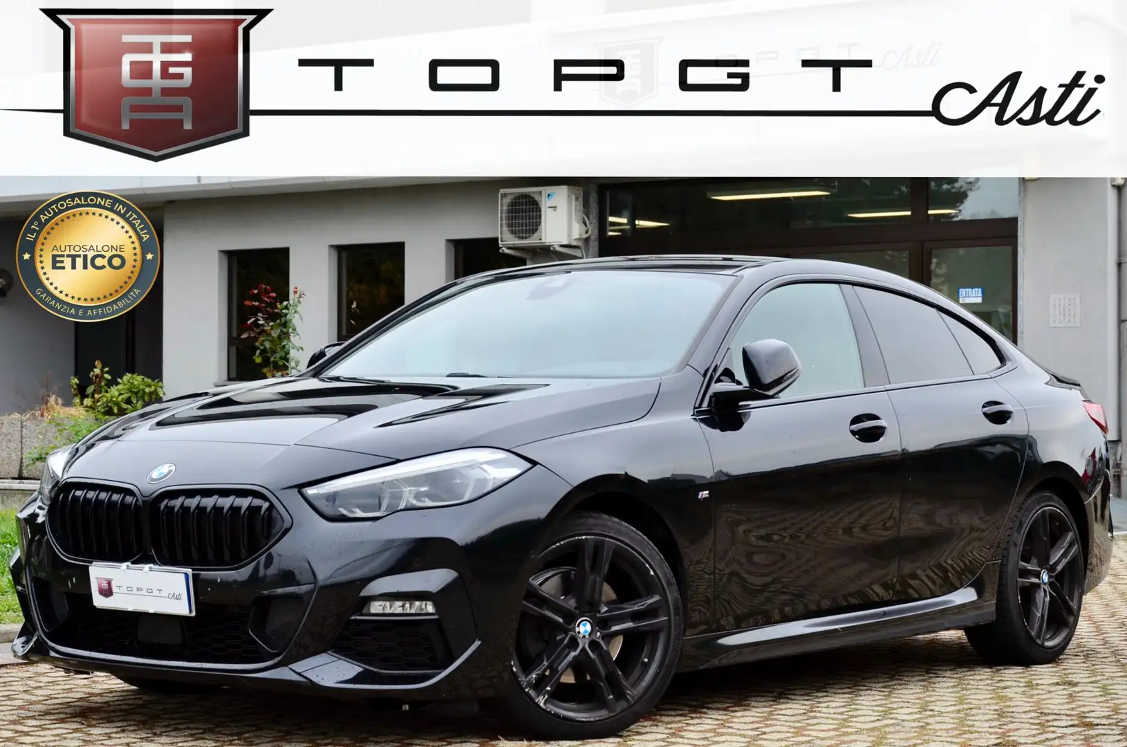 BMW 218 218d Gran Coupe Msport 150cv auto SERVICE BMW Nero - 1