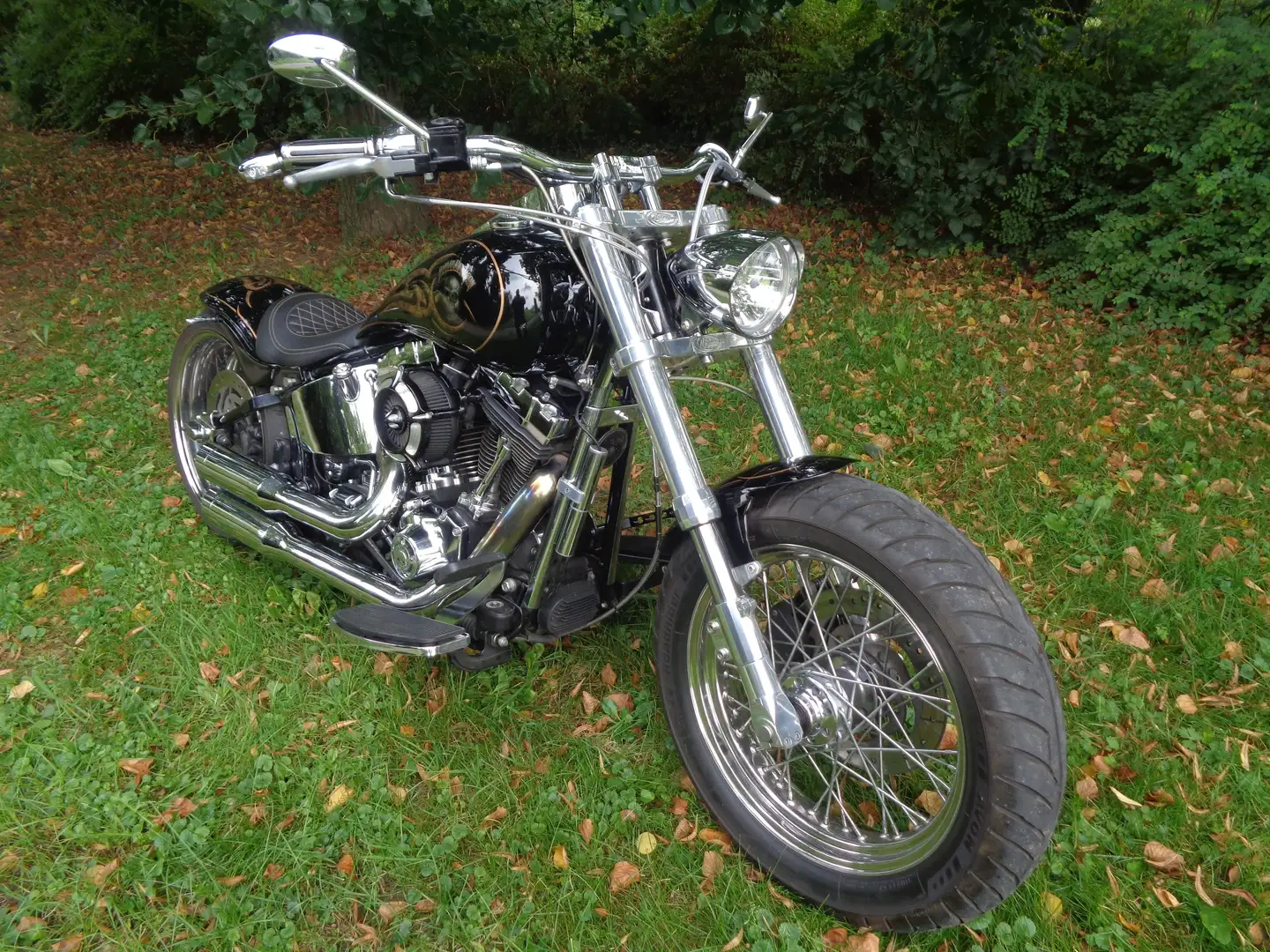 Harley-Davidson Custom Bike Chopperumbau Černá - 2